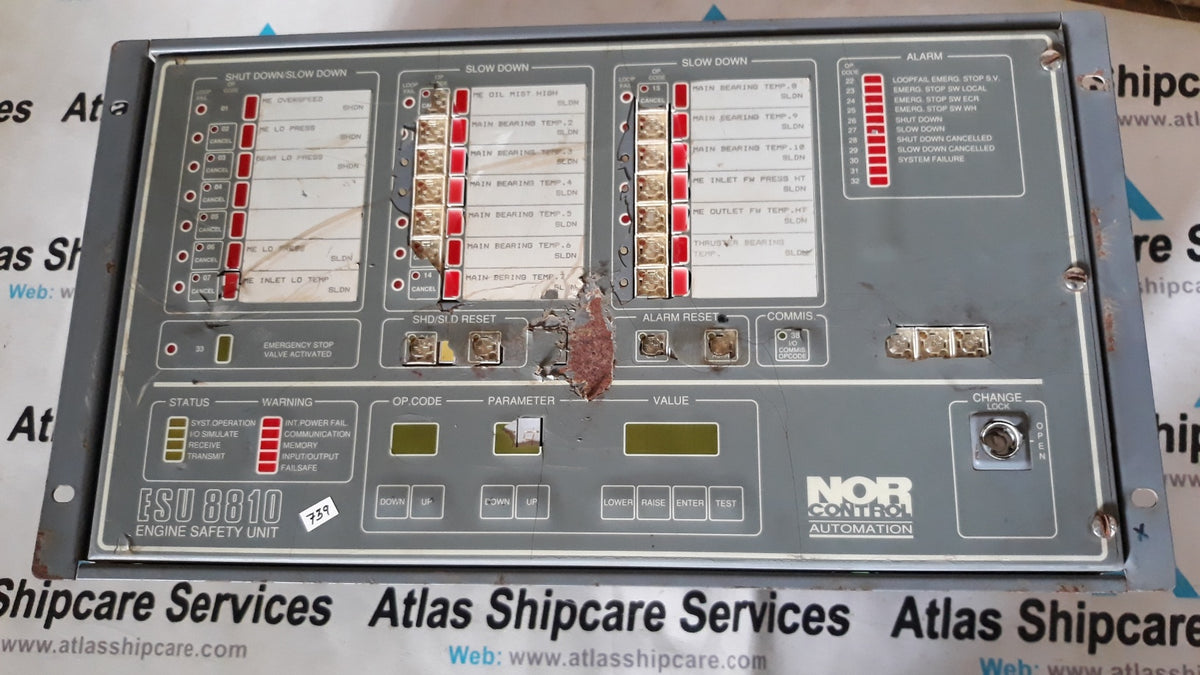 Engine Safety Unit NORCONTROL AUTOMATION ESU 8810 ENGINE SAFETY UNIT – Atlas Shipcare Services