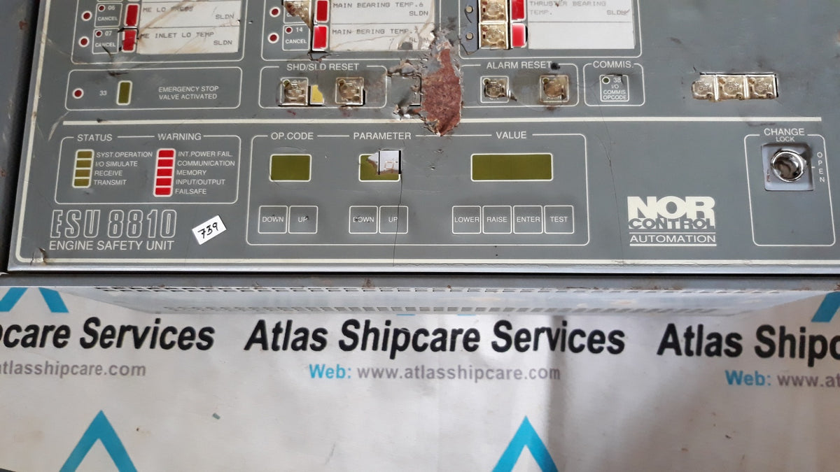 Engine Safety Unit NORCONTROL AUTOMATION ESU 8810 ENGINE SAFETY UNIT – Atlas Shipcare Services