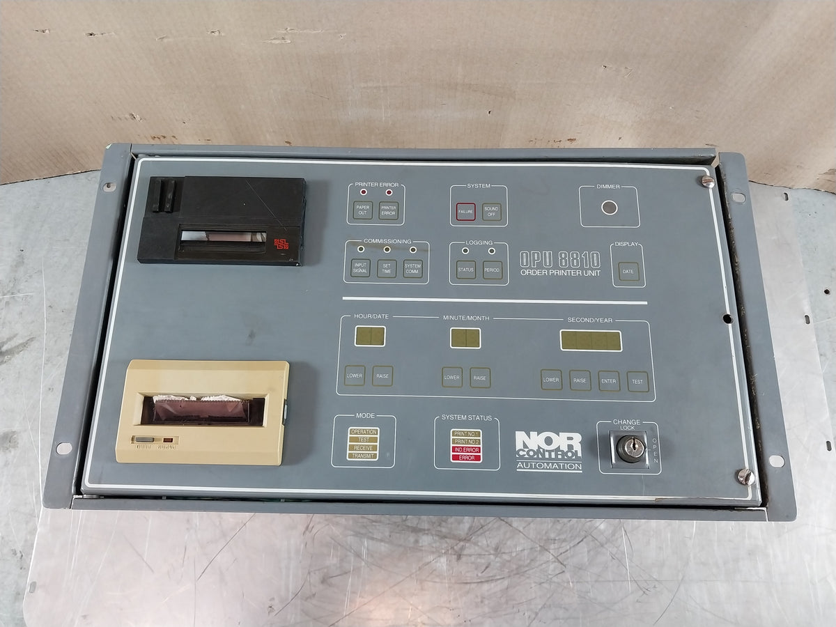 NORCONTROL AUTOMATION OPU 8810 ORDER PRINTER UNIT