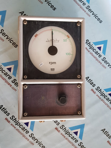 NORCONTROL AUTOMATION RPM METER 0 TO 100