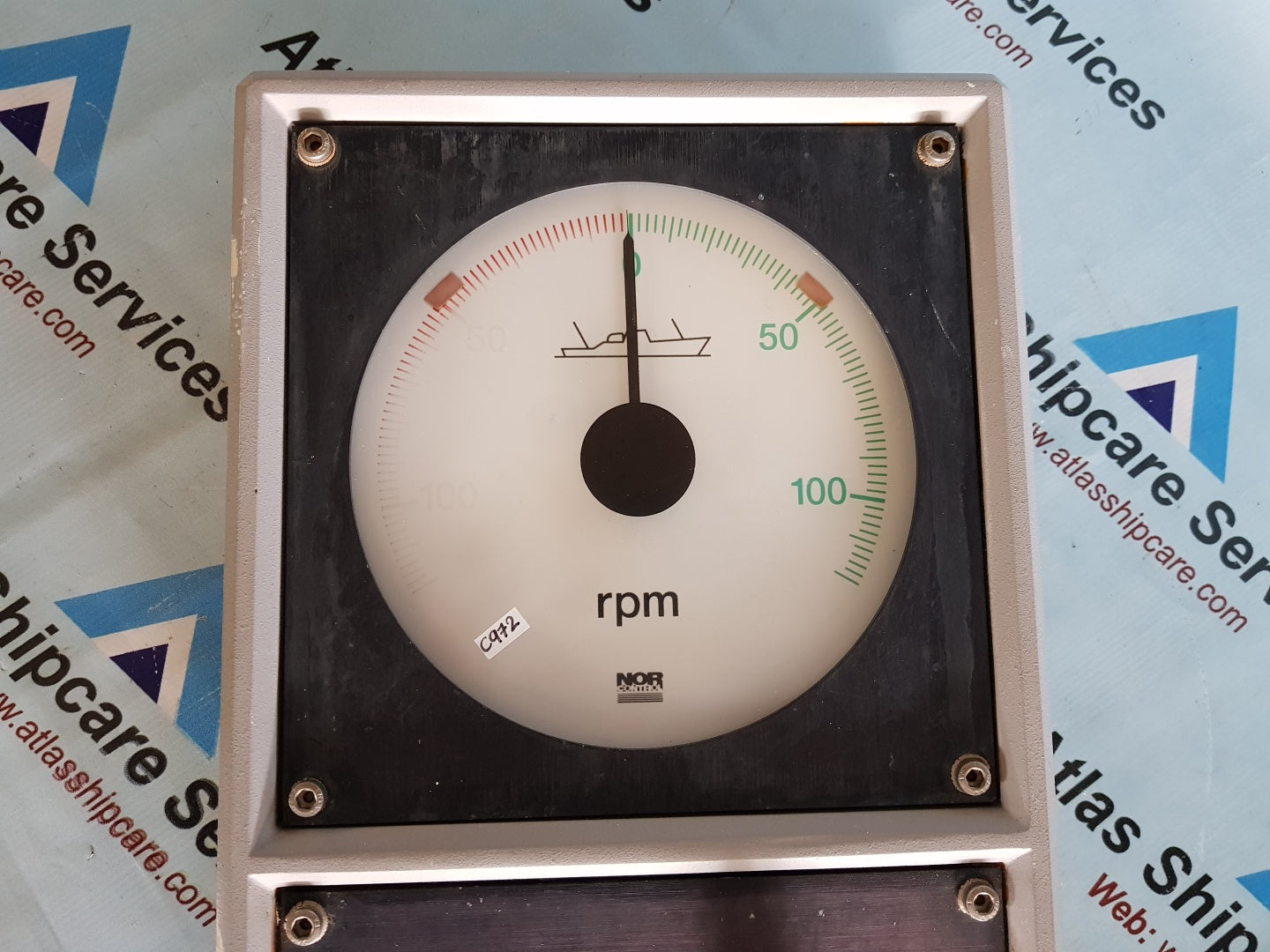 NORCONTROL AUTOMATION RPM METER 0 TO 100