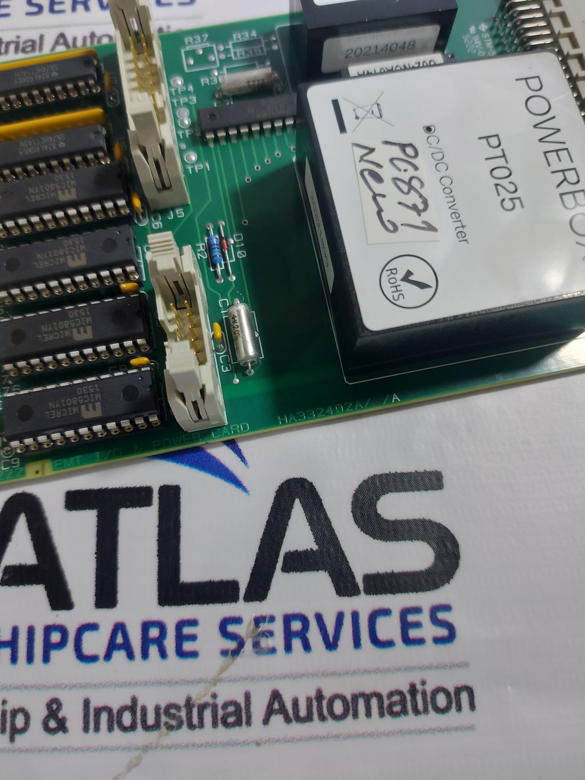 NORCONTROL KONGSBERG NA1E222.1 EMT I/O & POWER CARD 6200095 HA332402A/A/