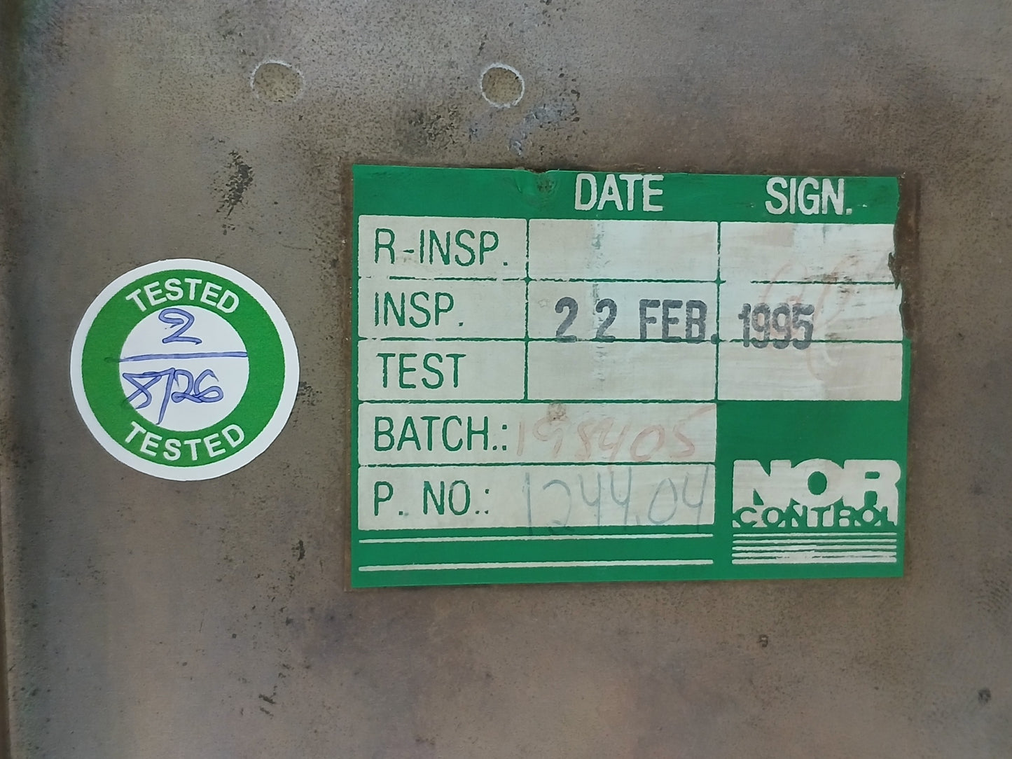NORCONTROL MCU 8625 MAIN COMPUTER UNIT INPUT-24VDC