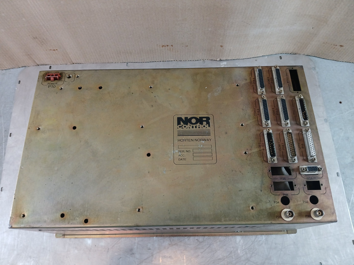 NORCONTROL MCU 8625 MAIN COMPUTER UNIT INPUT-24VDC