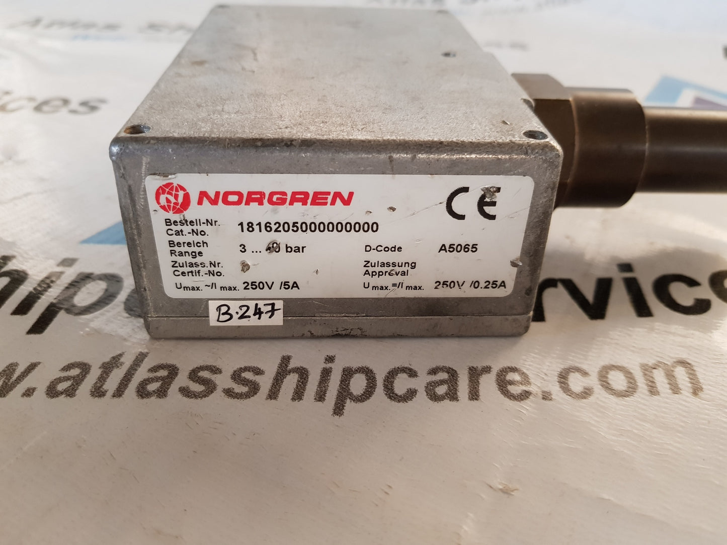 NORGREN 1816205000000000 ELECTRO MECHANICAL PRESSURE SWITCH