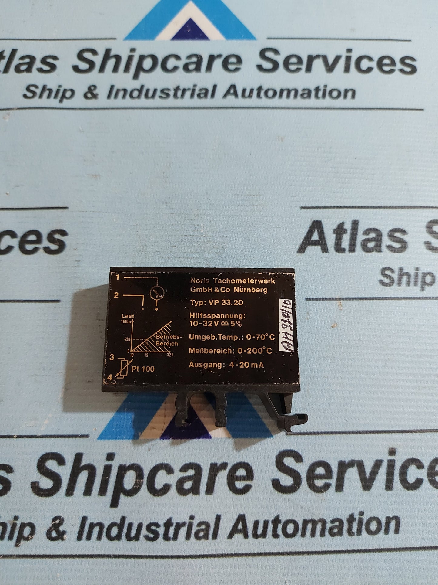 NORIS TACHOMETERWERK VP 33.20 TRANSDUCER 4-20mA