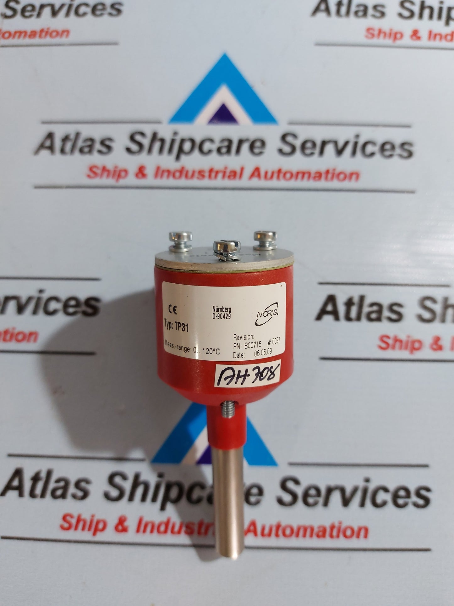 NORIS TP31 STEINLESS-STELL STICK-IN SENSOR 0..120'C