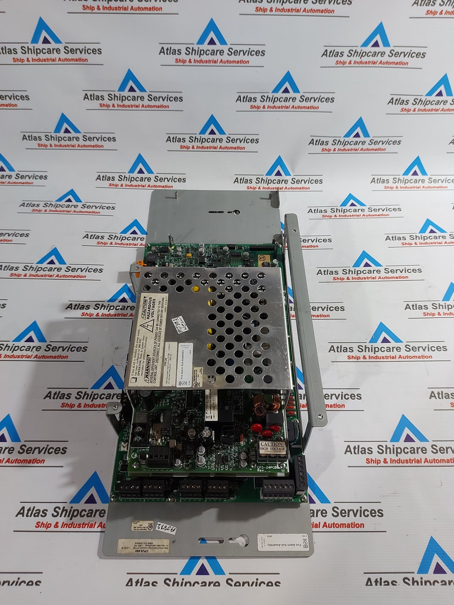 NOTIFIER CPU2-640 CPU WITH INTEGRAL CPS-24 POWER SUPPLY INCLUDES CHASSIS