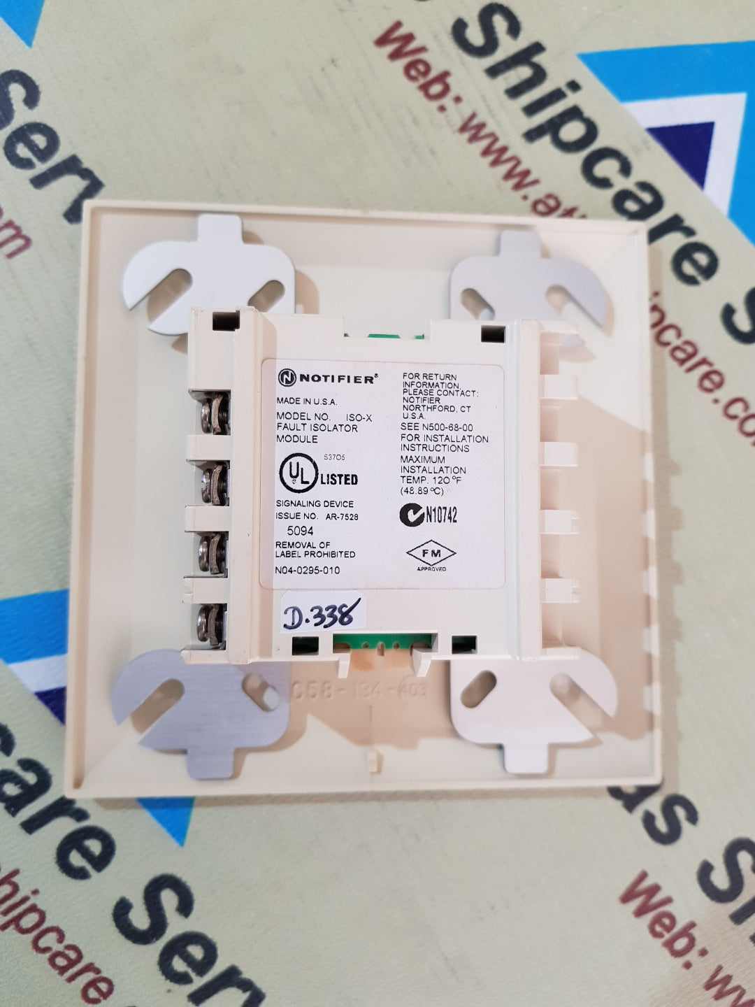 NOTIFIER ISO-X FAULT ISOLATOR MODULE – Atlas Shipcare Services