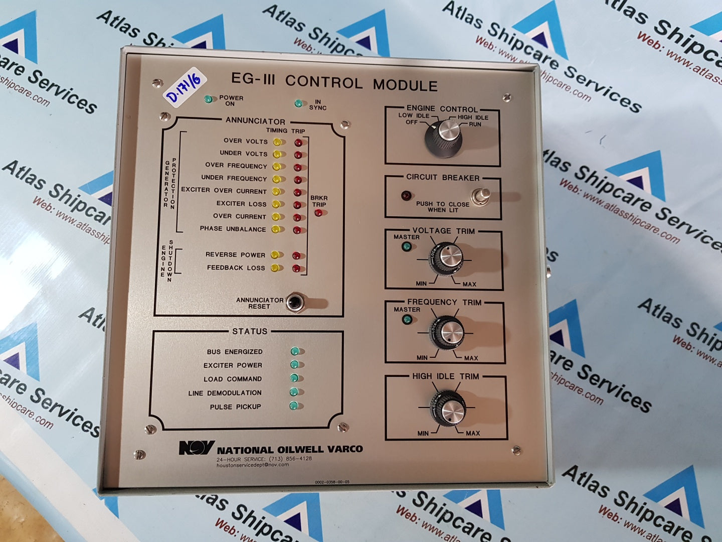 NOV EG-III CONTROL MODULE