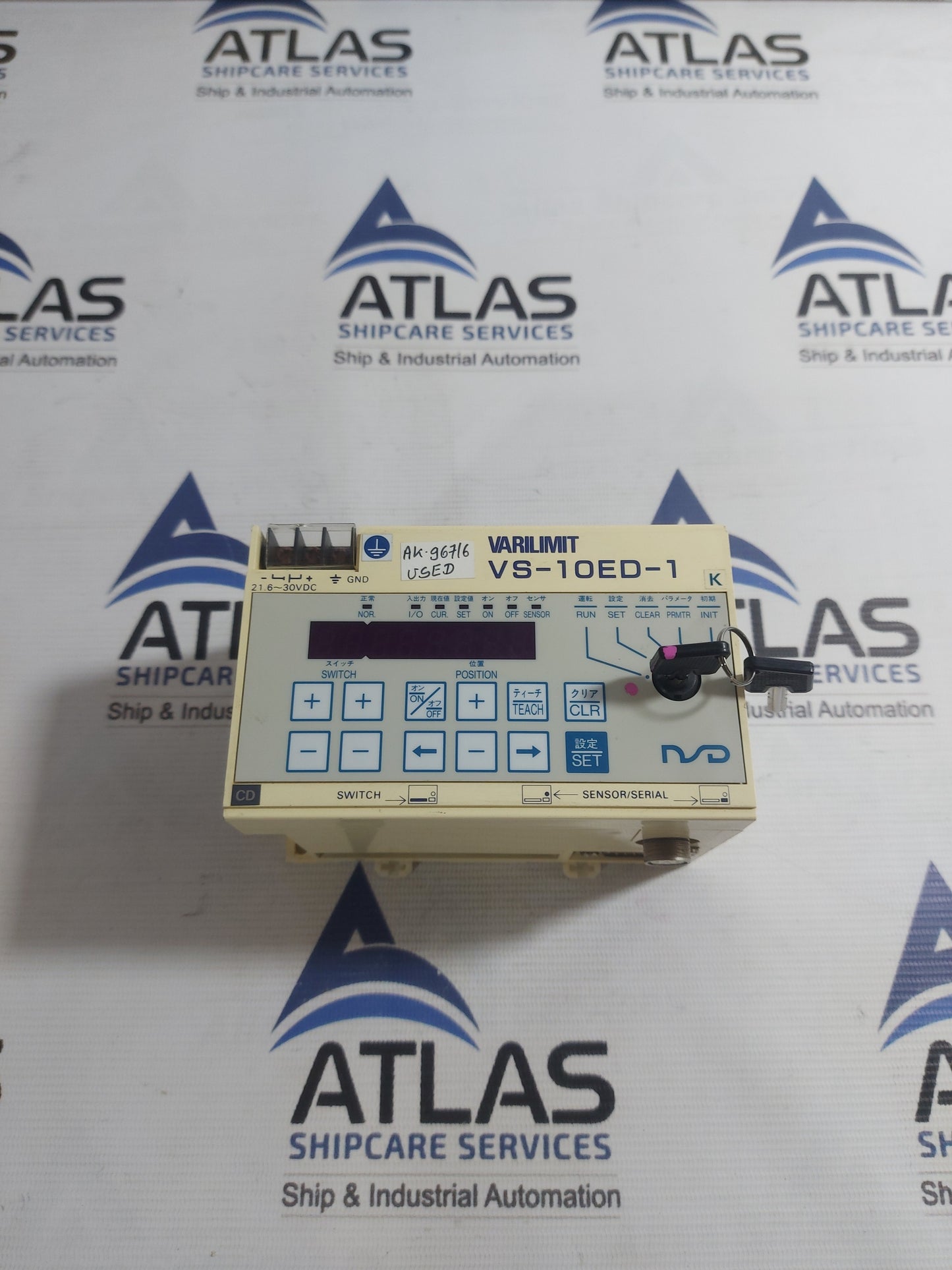 NSD CORPORATION VS-10ED-1 VARILIMIT SWITCH OUTPUT CONTROLLER DIGITAL DISPLAY