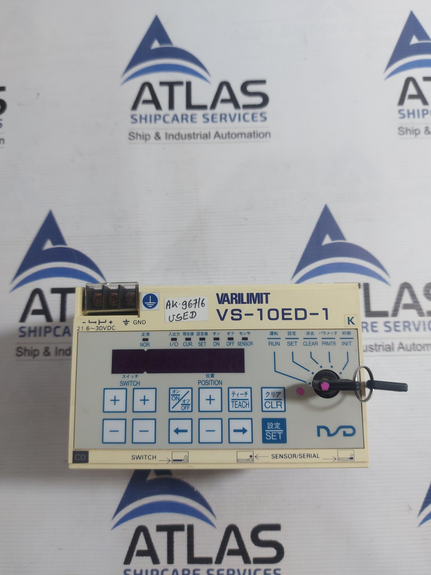 NSD CORPORATION VS-10ED-1 VARILIMIT SWITCH OUTPUT CONTROLLER DIGITAL DISPLAY