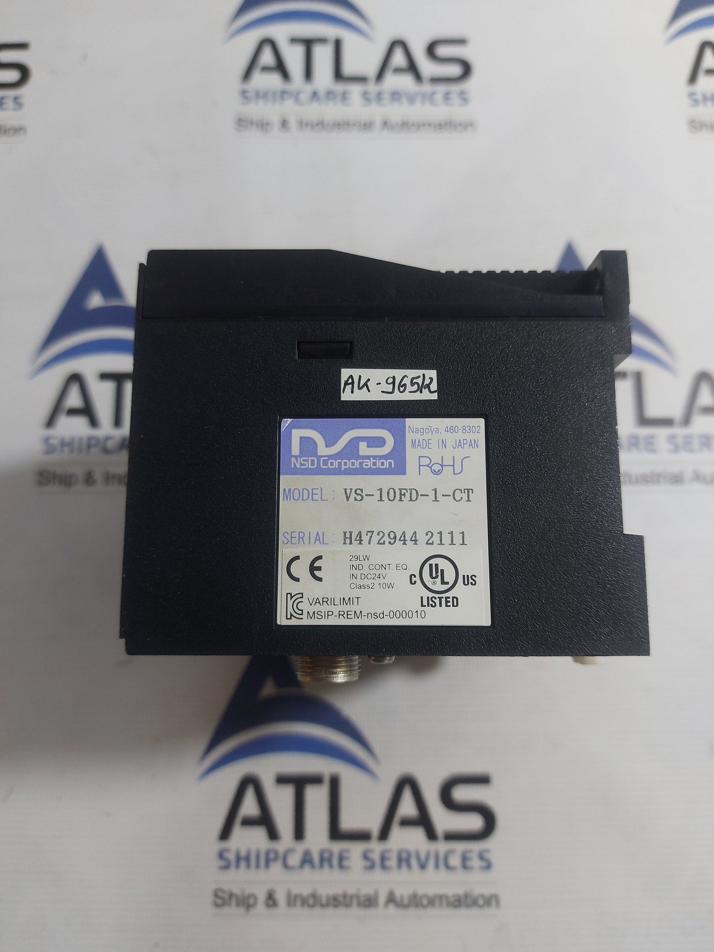 NSD VS-10FD-1-CT VARILIMIT ELECTRONIC LIMIT SWITCH CONTROLLER 24VDC