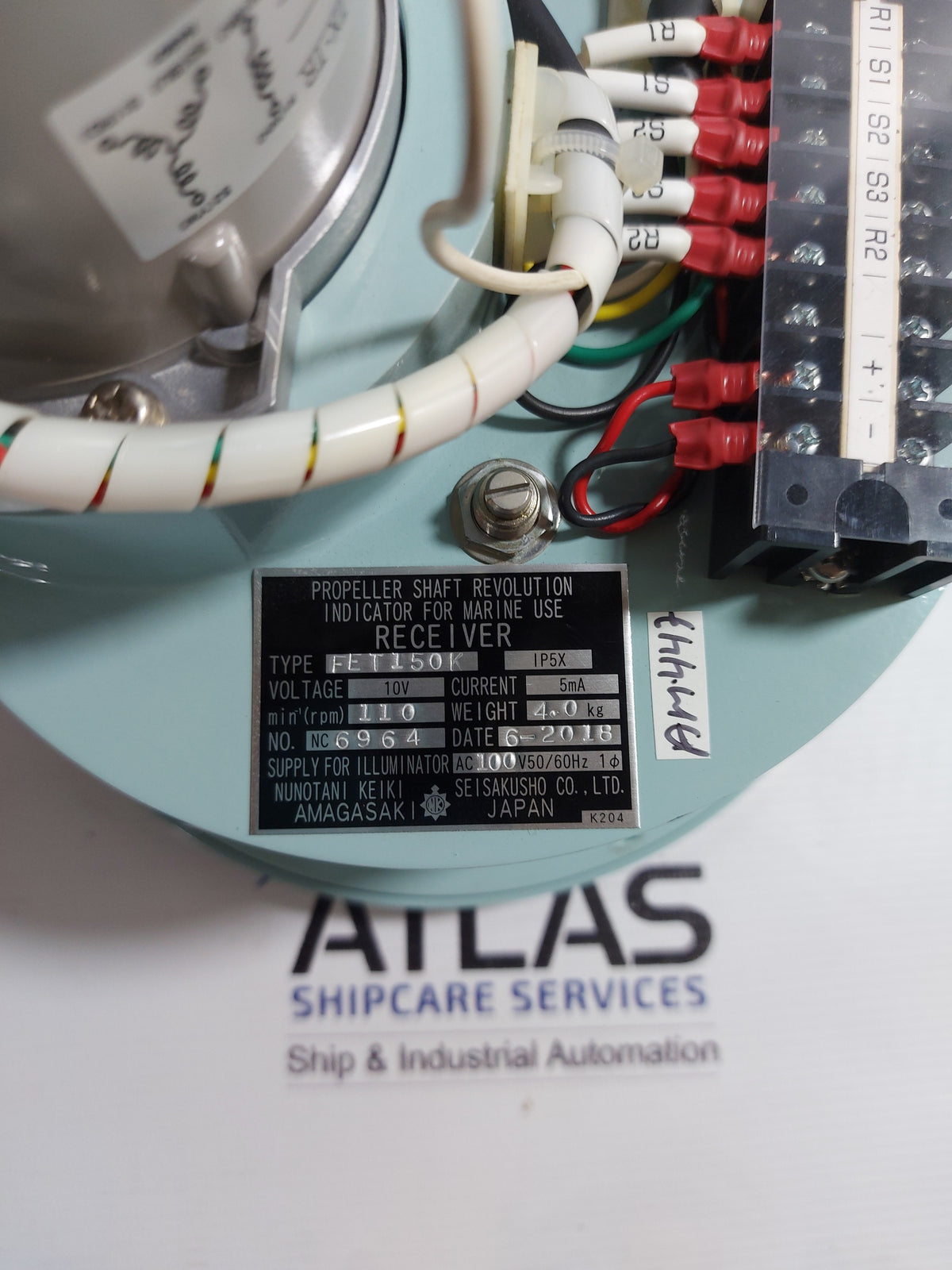 NUNOTANI KEIKI FET150K ELECTRIC PROPELLER SHAFT REVOLUTION INDICATOR
