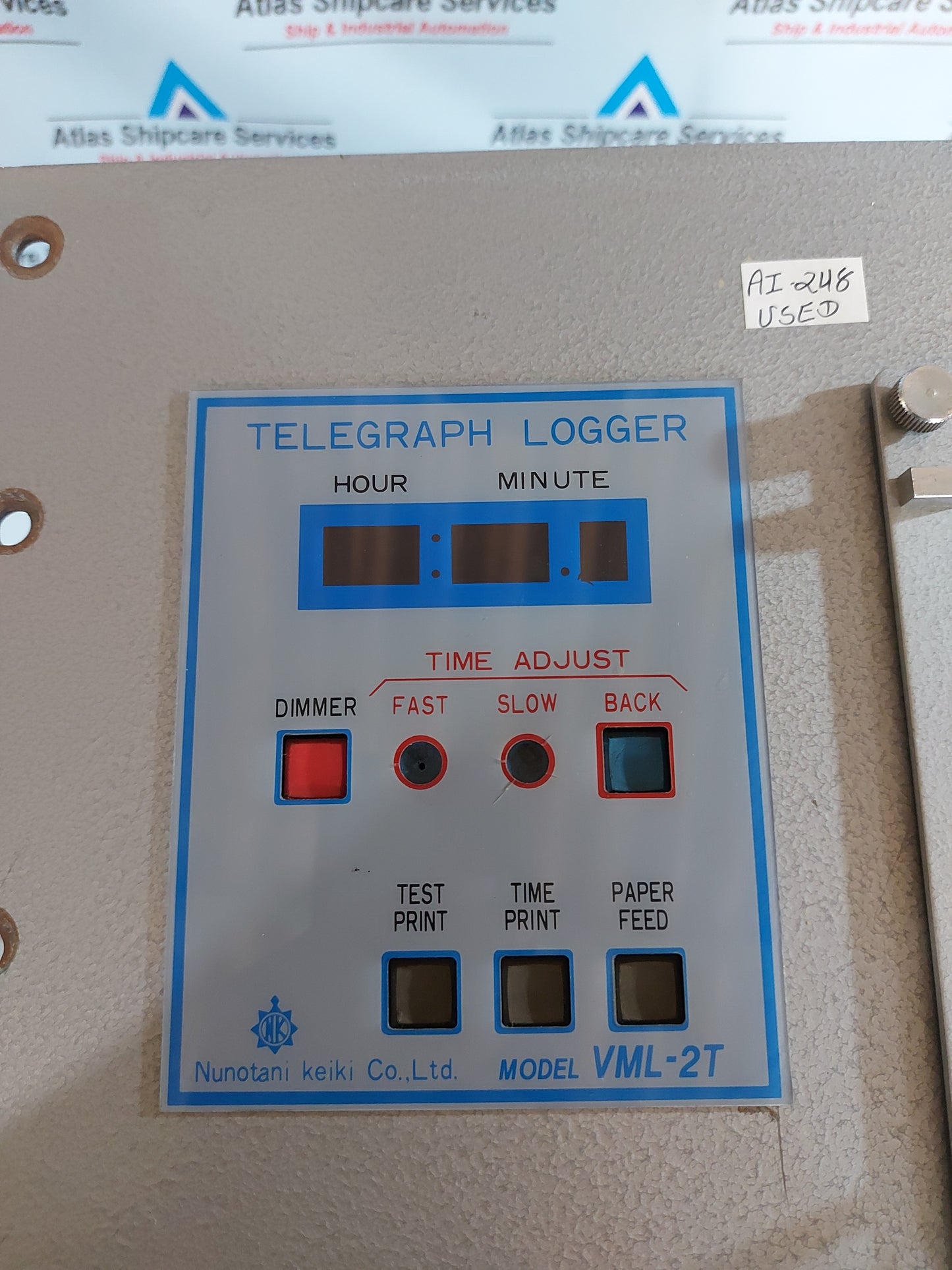 NUNOTANI KEIKI VML-2T TELEGRAPH LOGGER