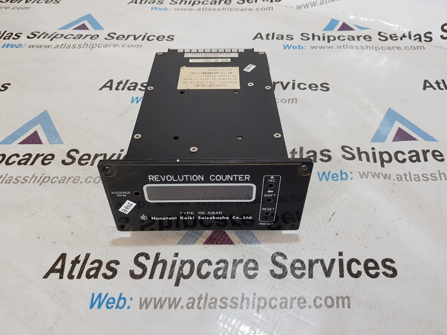 NUNOTANI RE-S8AR REVOLUTION COUNTER
