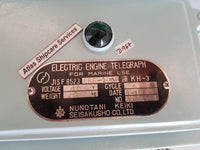NUNOTANI KEIKI ELECTRIC ENGINE TELEGRAPH