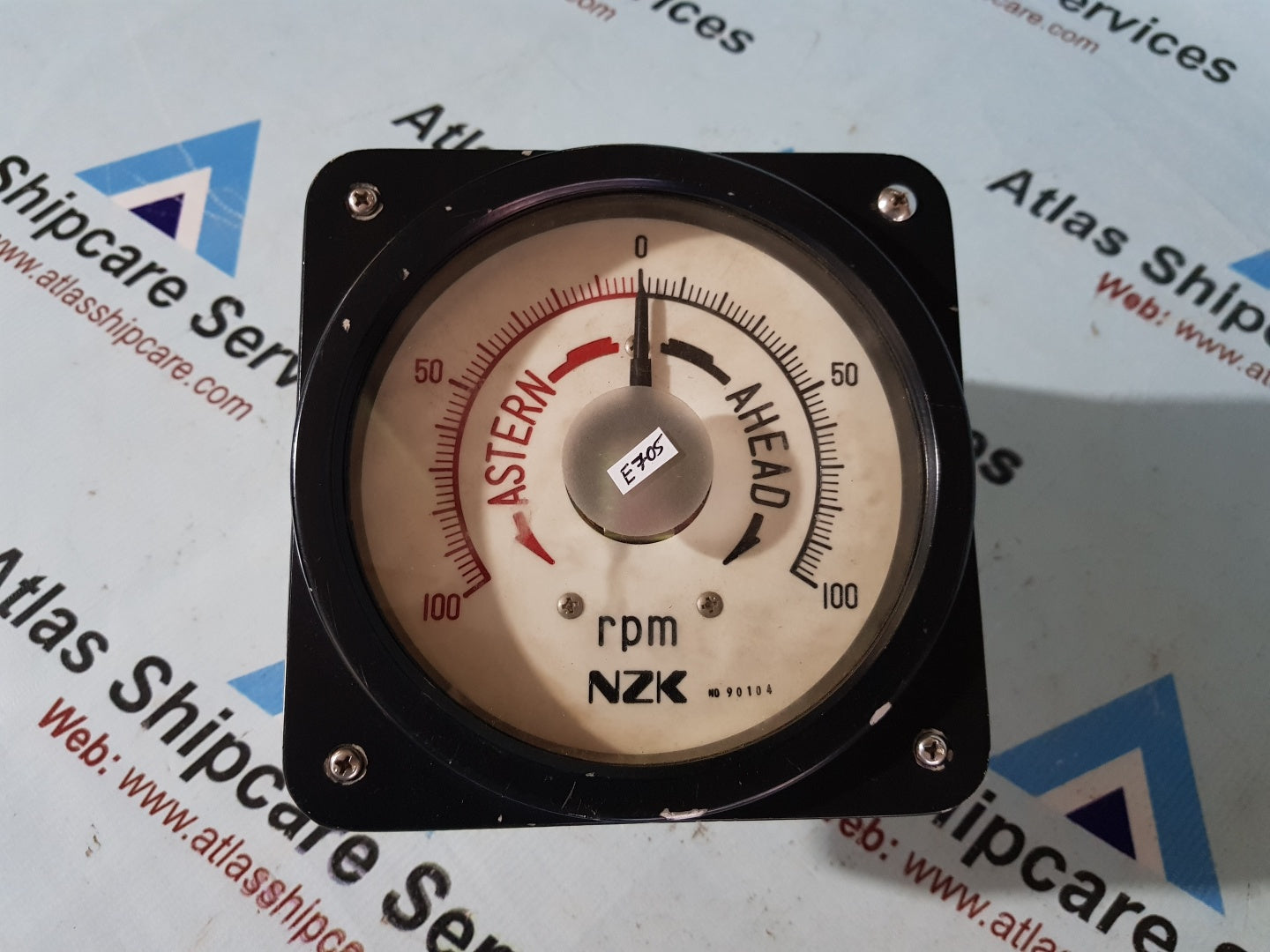 NZK JIS-F-8521 FE-130 Electric Propeller Shaft Revolution Indicator