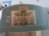 NZK JIS-F-8521 HE-150 Electric Propeller Shaft Revolution Indicator