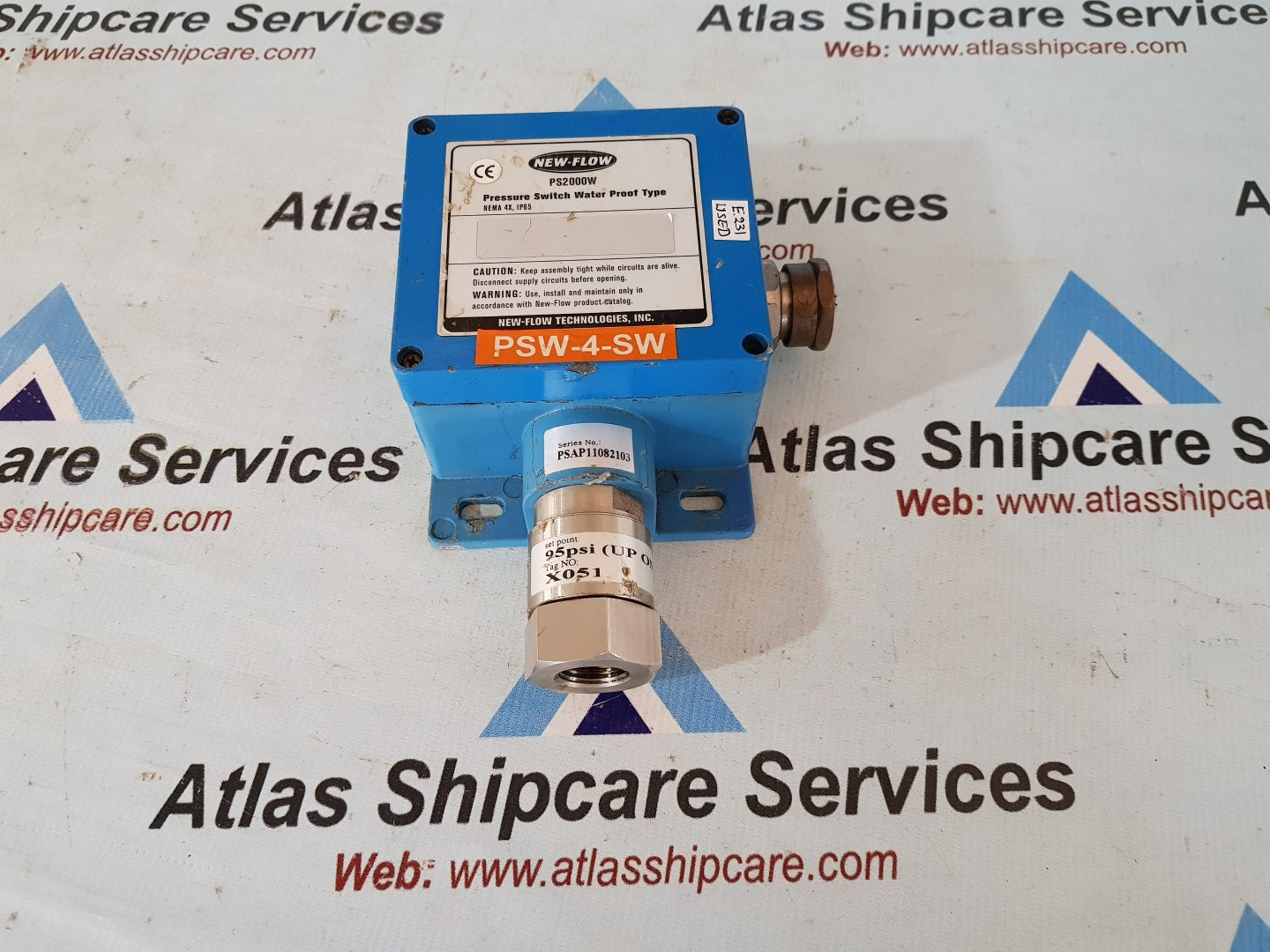 New-Flow PS2000W Pressure Switch Water Proof Type