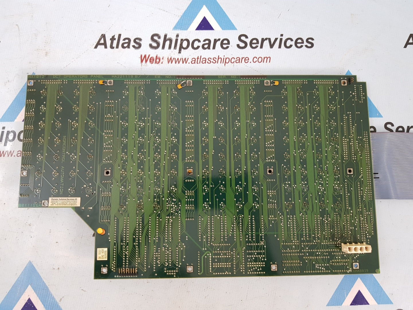 Norcontrol NA1012.5 Operators Panel Part No.: HA221119