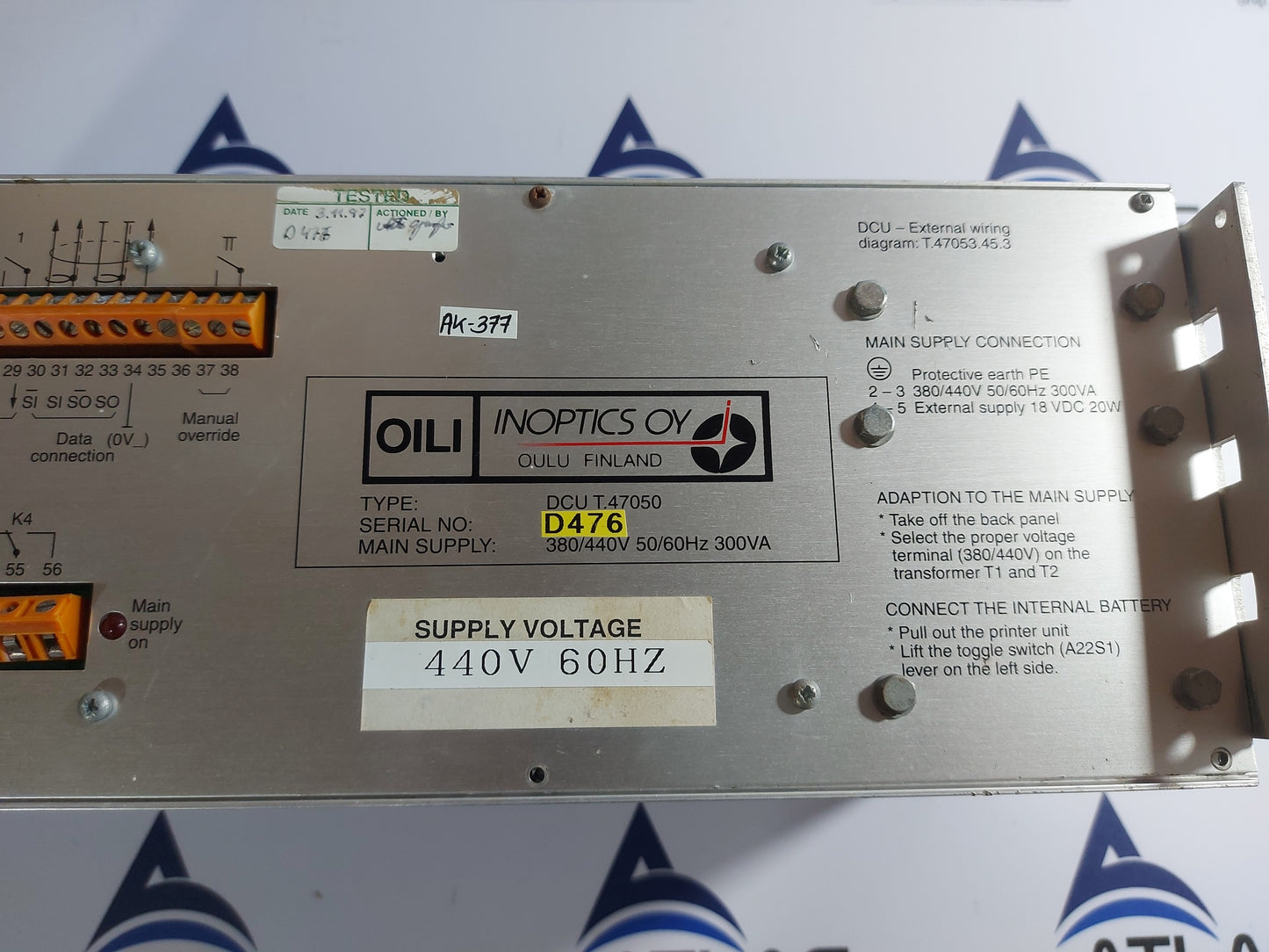 OILI-S DISCHARGE CONTROL UNIT DCU T.47050