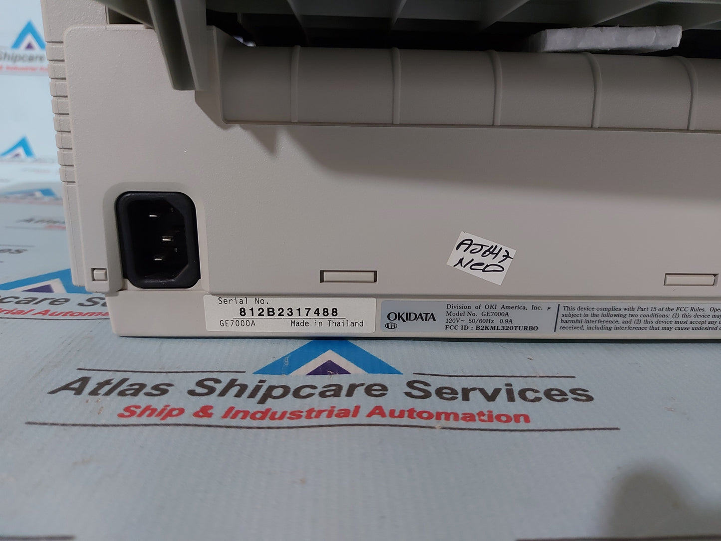 OKIDATA MICROLINE 320 TURBO STANDARD DOT MATRIX 9 PIN USB PRINTER GE7000A