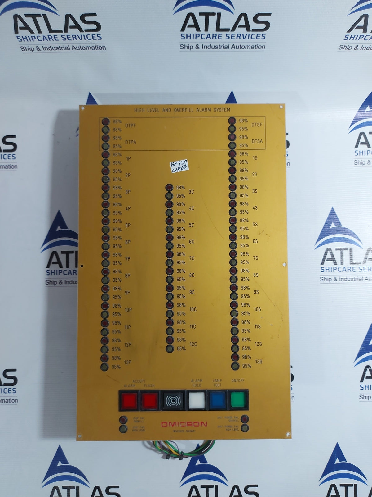 OMICRON HIGH LEVEL AND OVERFILL ALARM SYSTEM PANEL