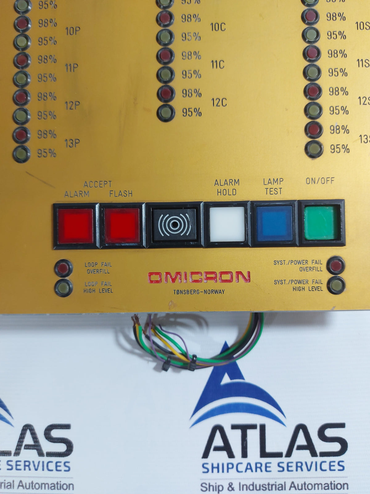 OMICRON HIGH LEVEL AND OVERFILL ALARM SYSTEM PANEL