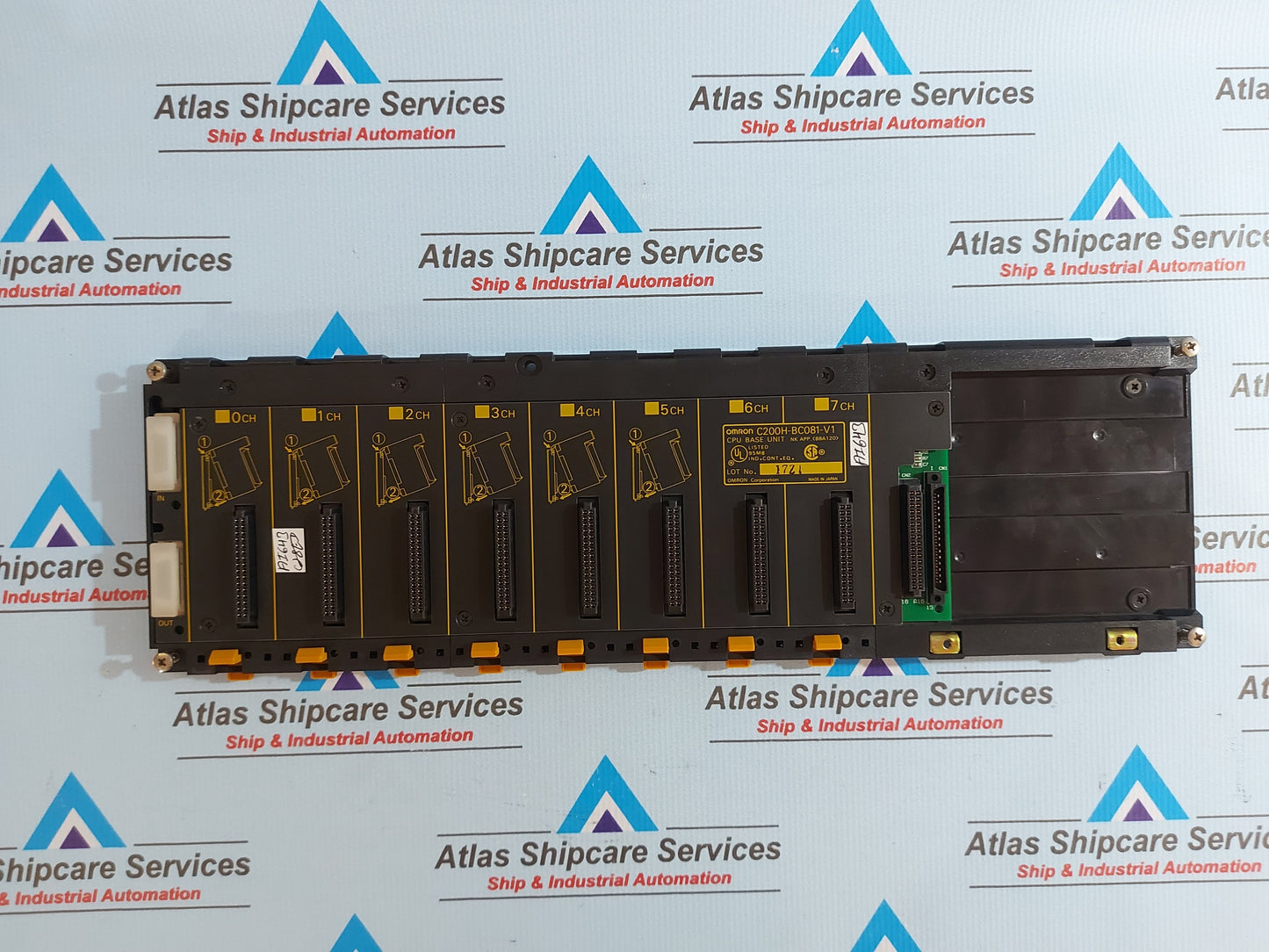 OMRON C200H-BC081-V1 CPU BASE UNIT