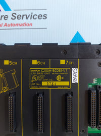 OMRON C200H-BC081-V1 CPU BASE UNIT