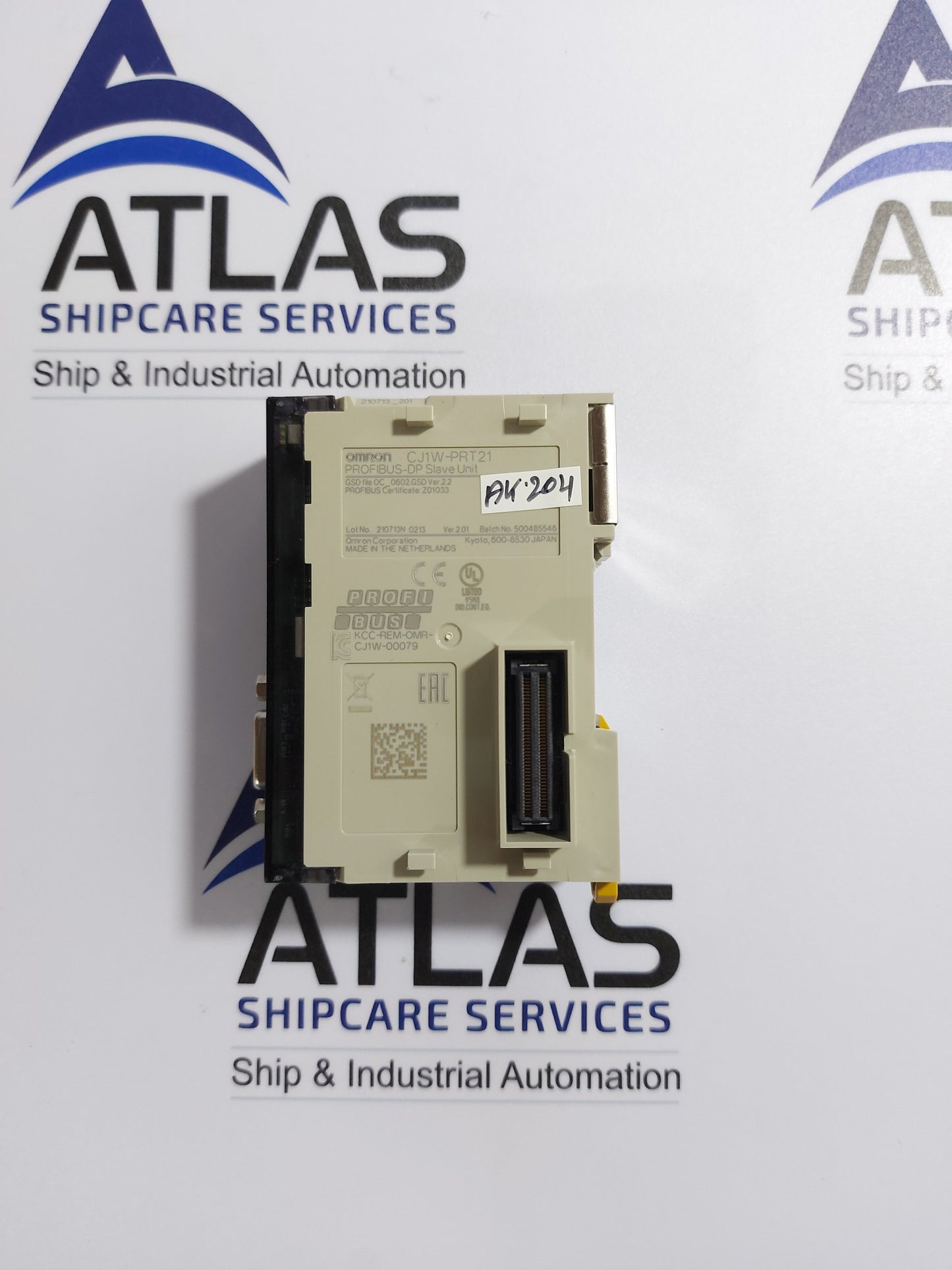 OMRON CJ1W-PRT21 PROFIBUS-DP SLAVE UNIT