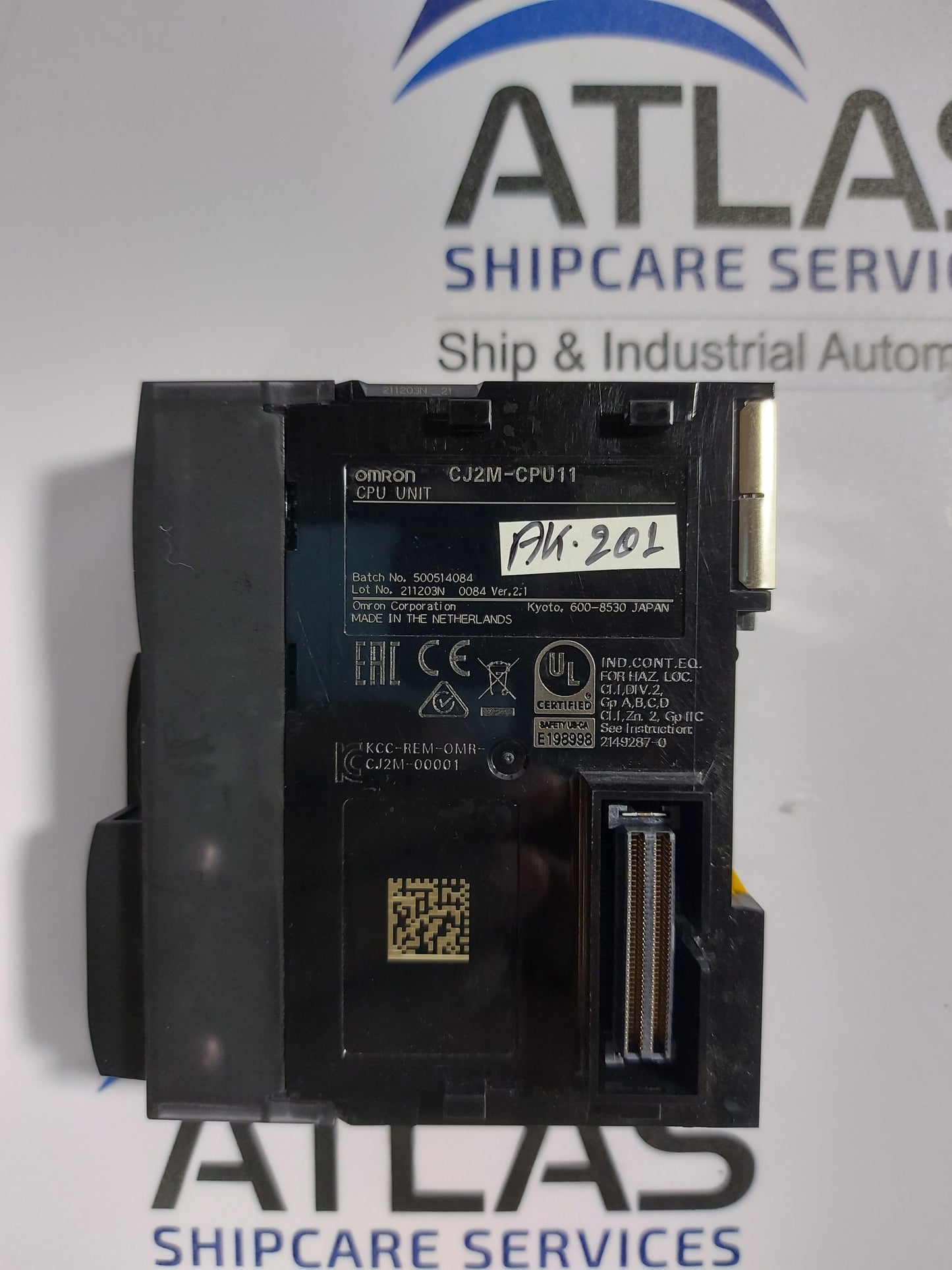 OMRON CJ2M-CPU11 PROGRAMMABLE CONTROLLER CPU UNIT