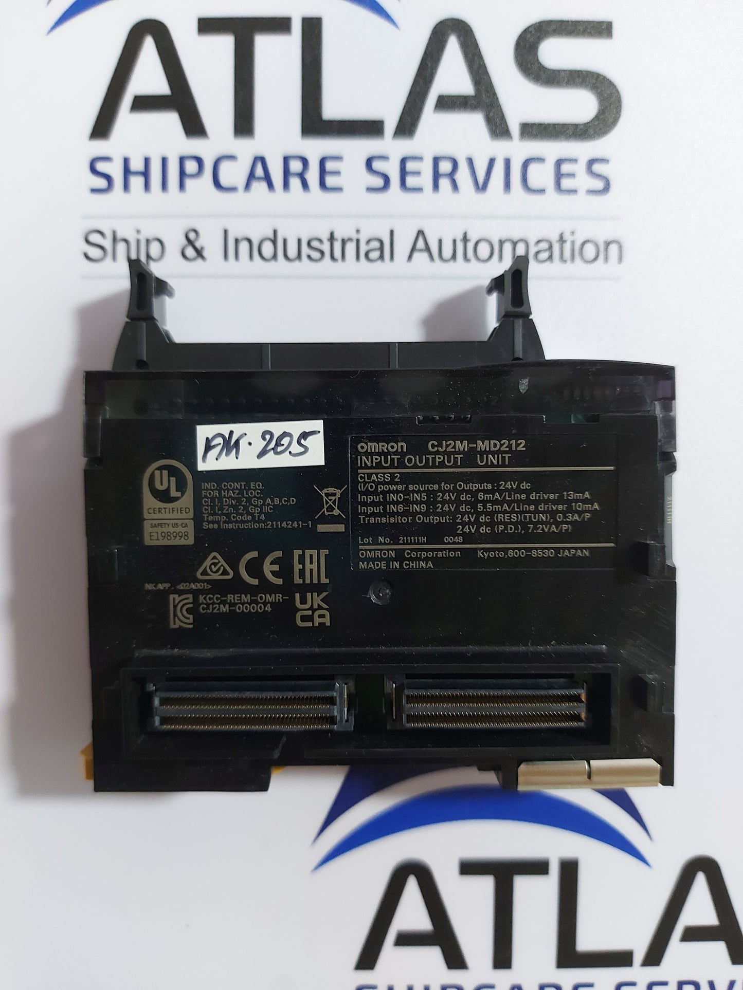 OMRON CJ2M-MD212 INPUT OUTPUT UNIT