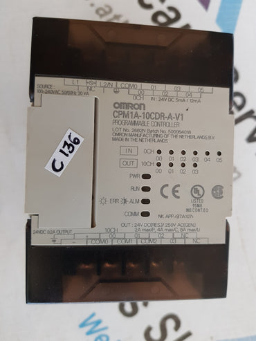 OMRON CPM1A-10CDR-A-V1 PROGRAMMABLE CONTROLLER