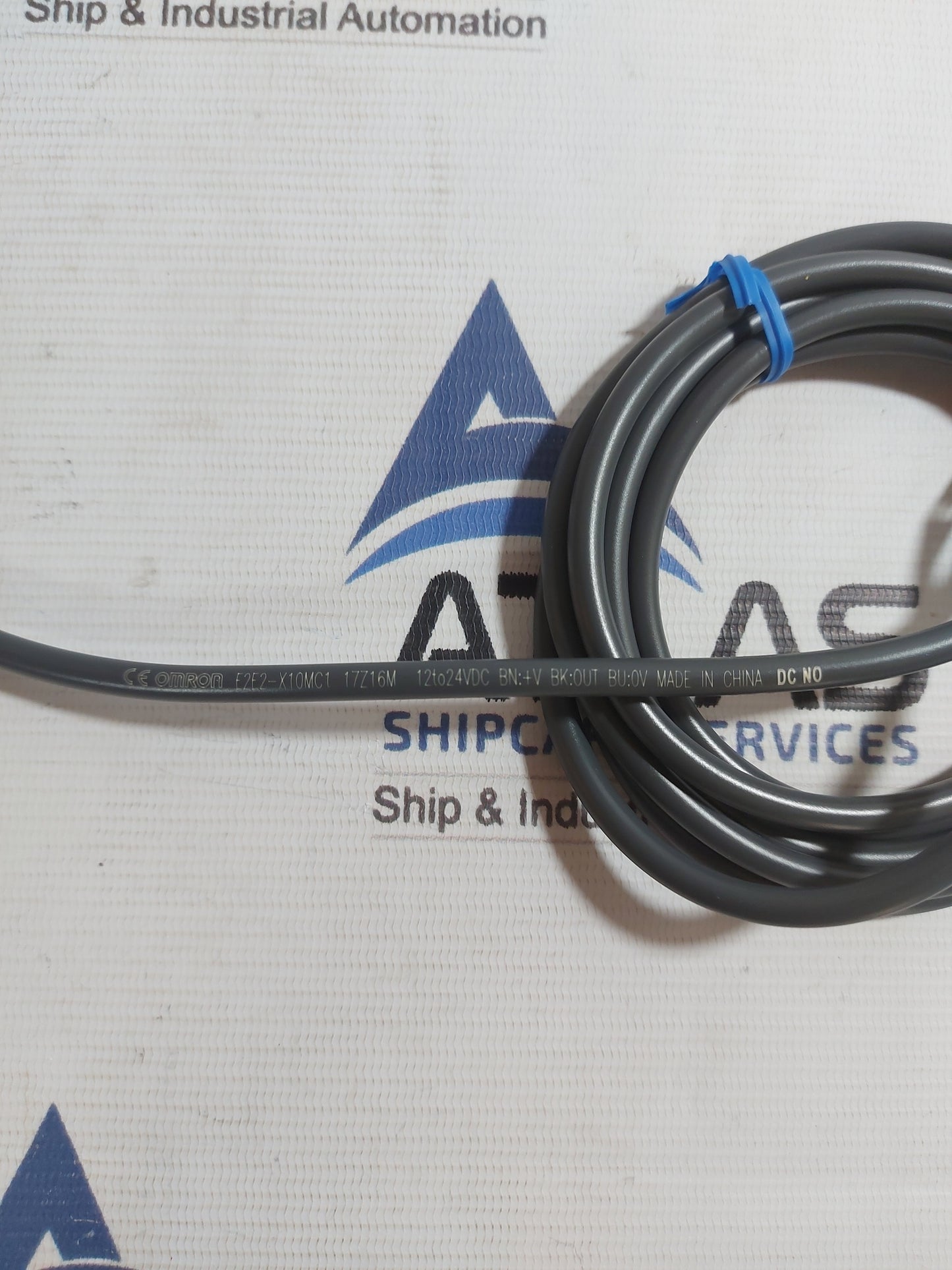 OMRON E2E2-X10MC1 2M LONG-BARREL INDUCTIVE PROXIMITY SENSOR 12 TO 24VDC