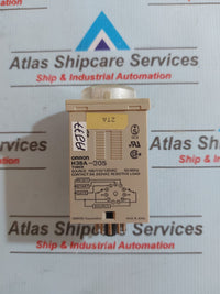 OMRON H3BA-305 TIMER RELAY 0-5 Sec