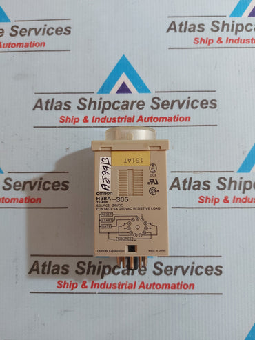 OMRON H3BA-305 TIMER RELAY 0-5 Sec