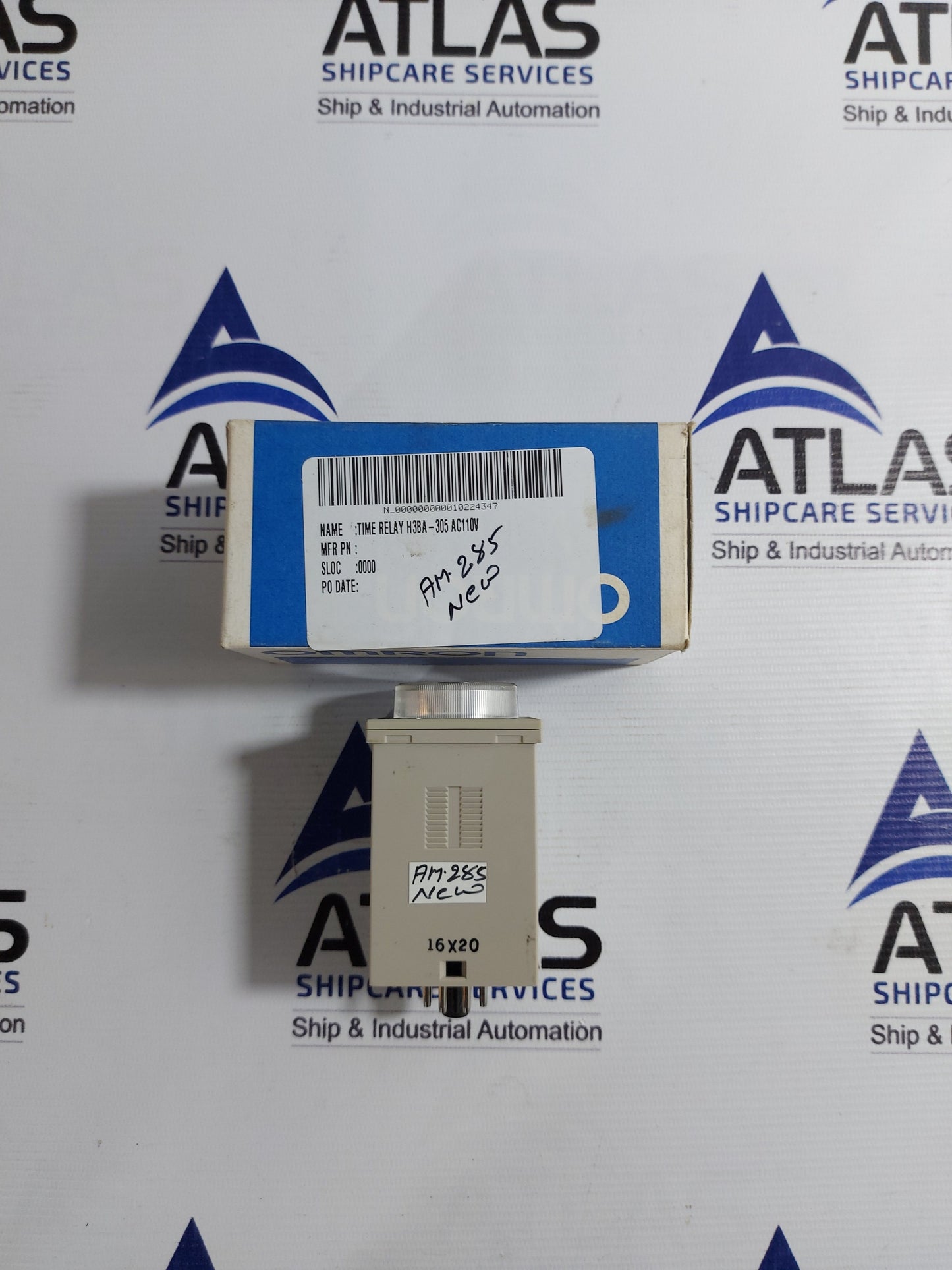 OMRON H3BA-8H-305 TIMER RELAY MODULE RANGE 0-10 MIN