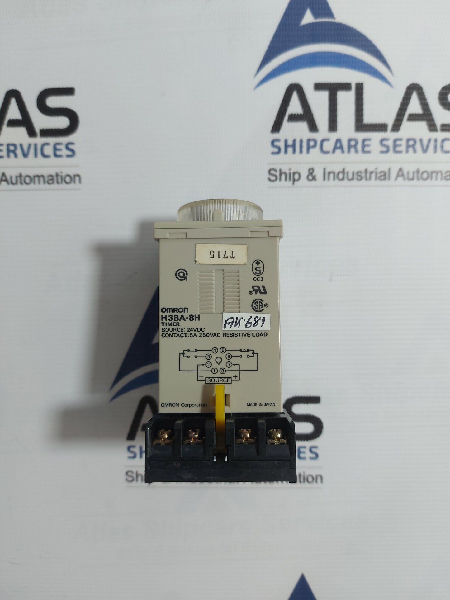 OMRON H3BA-8H TIMER RELAY