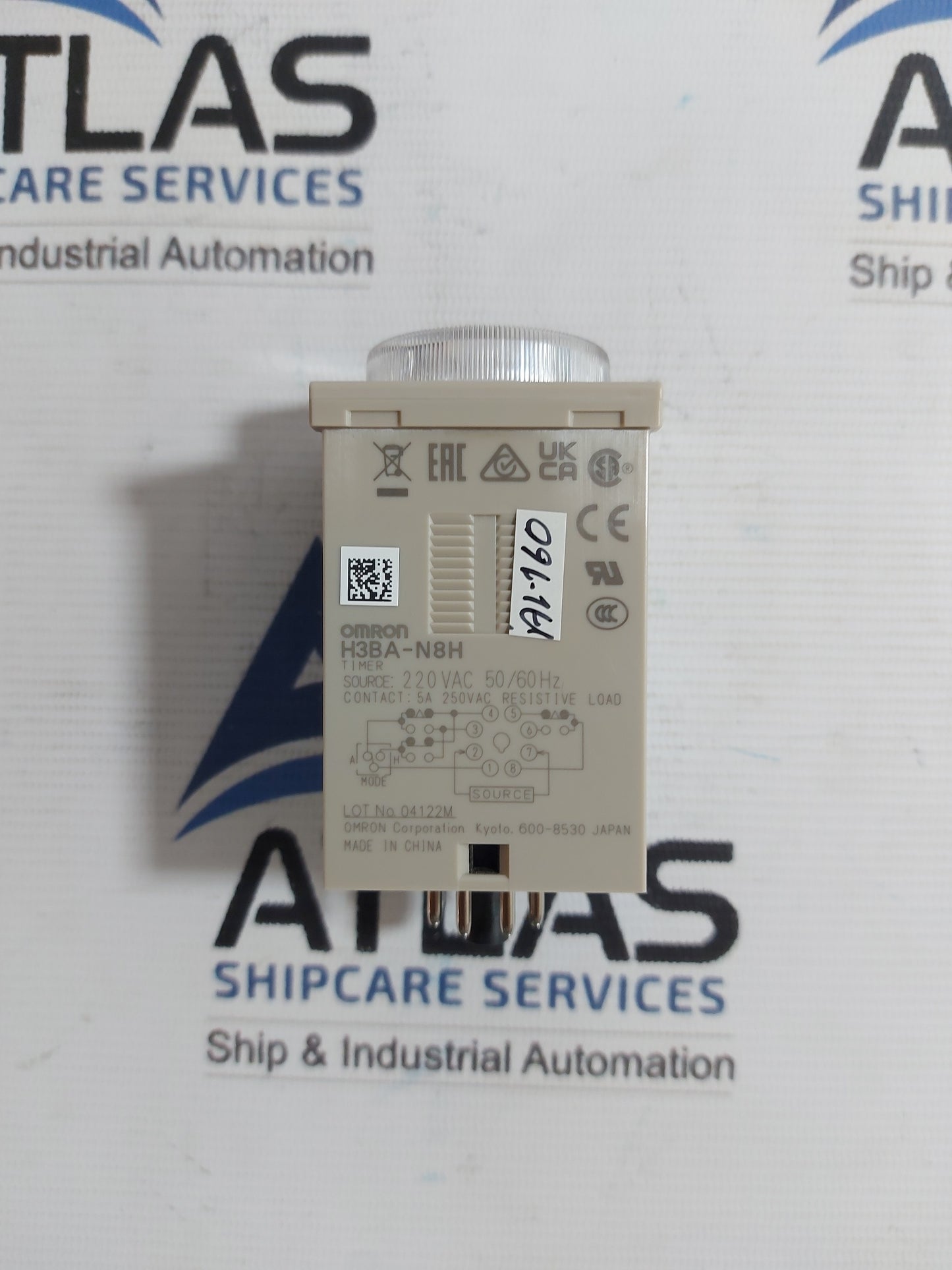 OMRON H3BA-N8H SOLID STATE TIMER 1.2s TO 300h