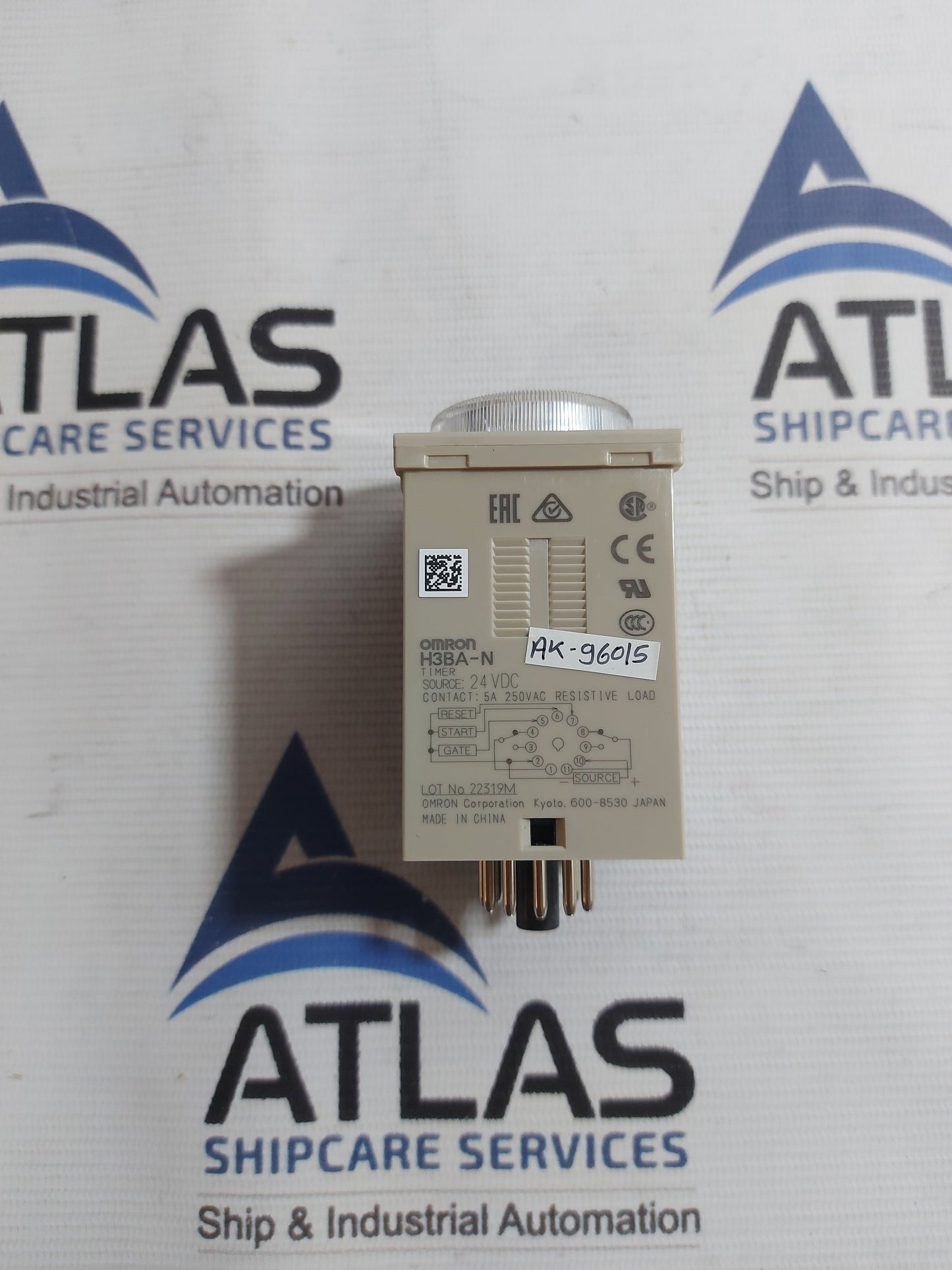 OMRON H3BA-N TIMER RELAY 0-1.2 Min