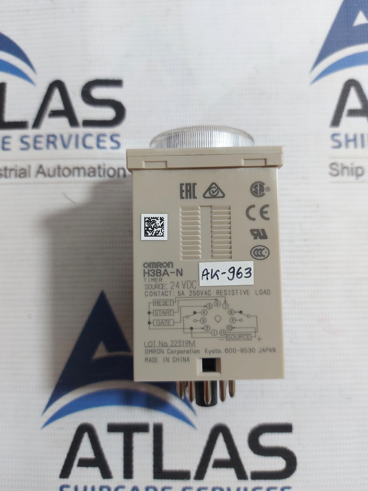 OMRON H3BA-N TIMER RELAY 0-30 Sec