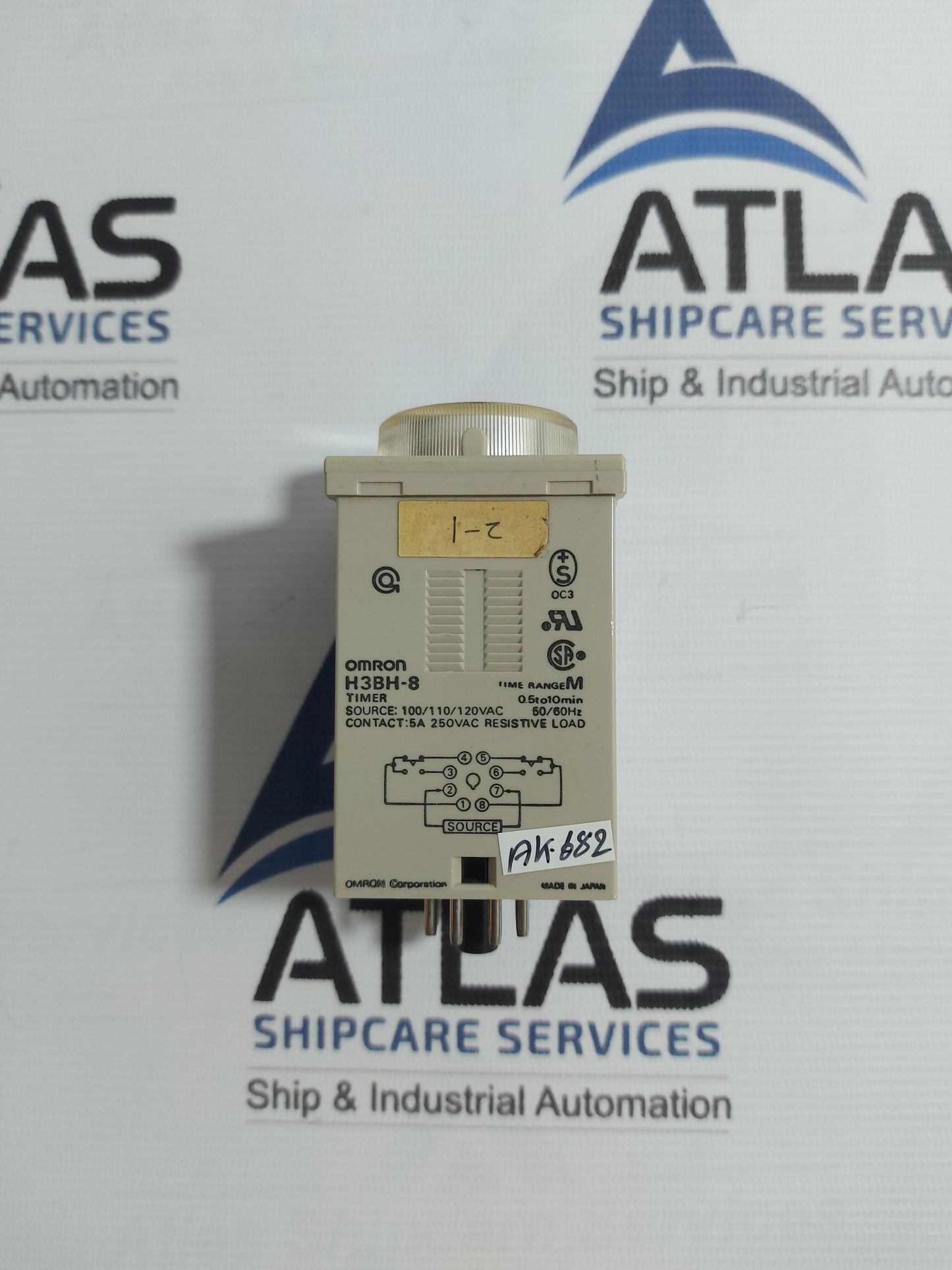 OMRON H3BH-8 TIMER RELAY