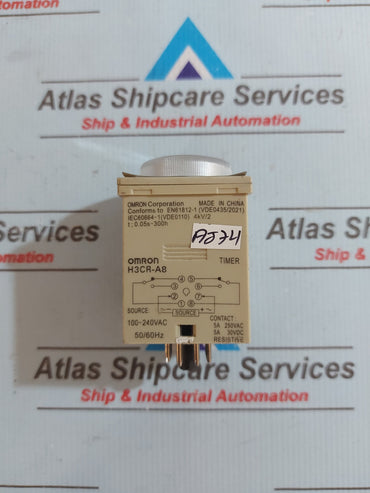 OMRON H3CR-A8 TIMER RELAY 0.05s ~ 300h