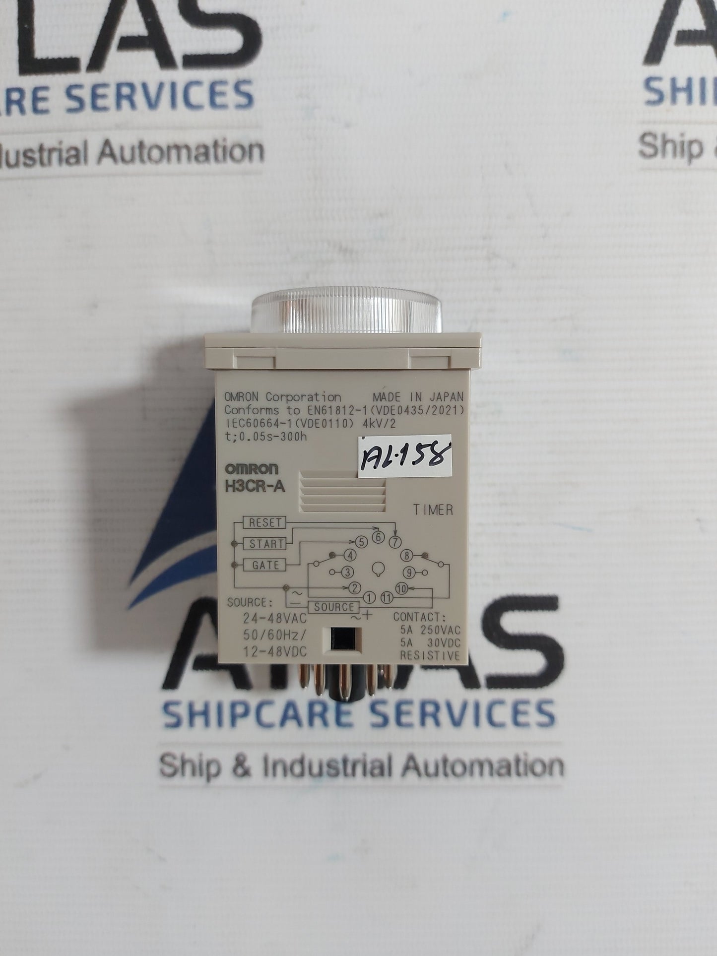 OMRON H3CR-A SOLID-STATE TIMER 0.05s-300h