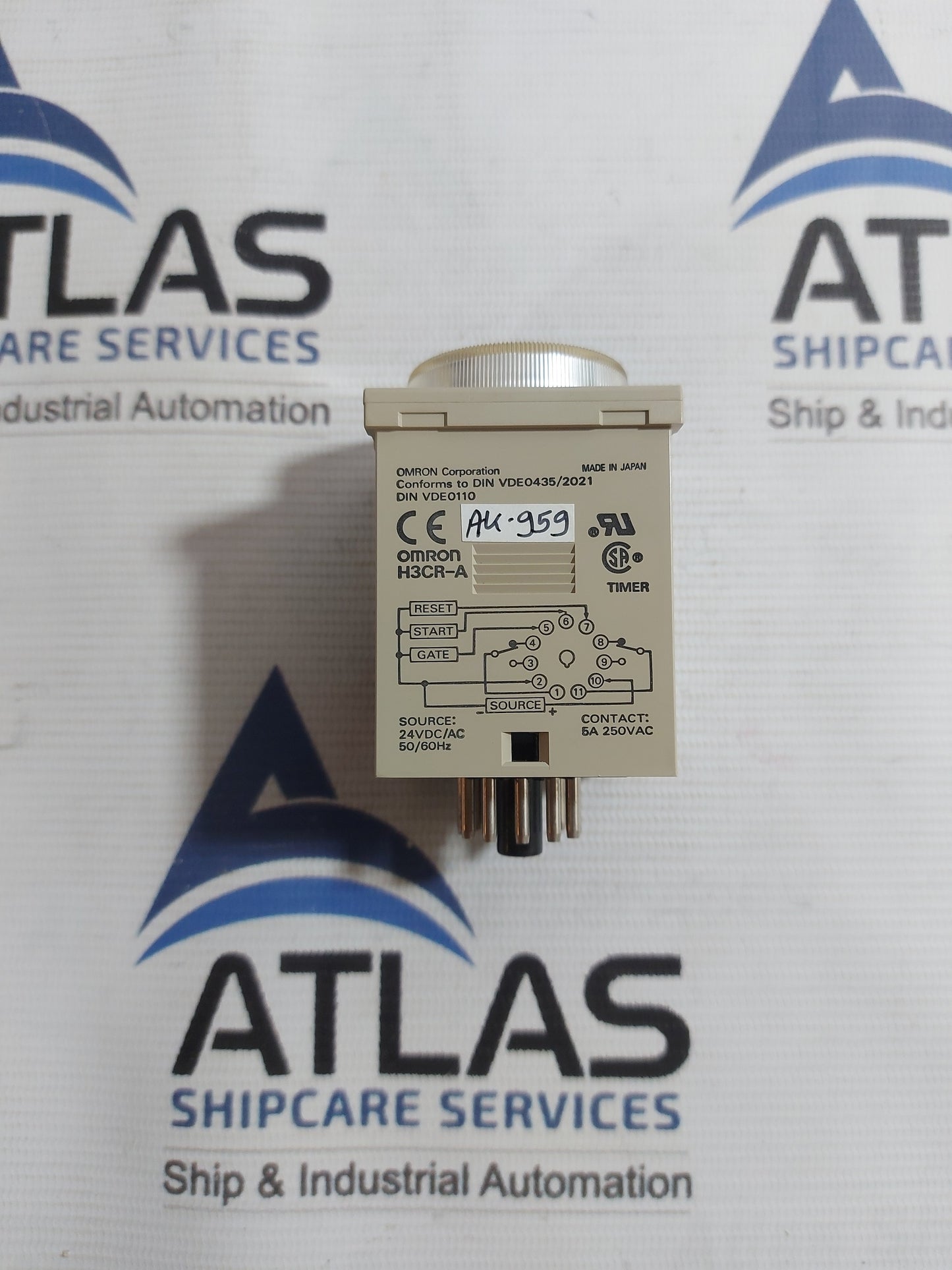 OMRON H3CR-A TIMER RELAY 0-30 Sec