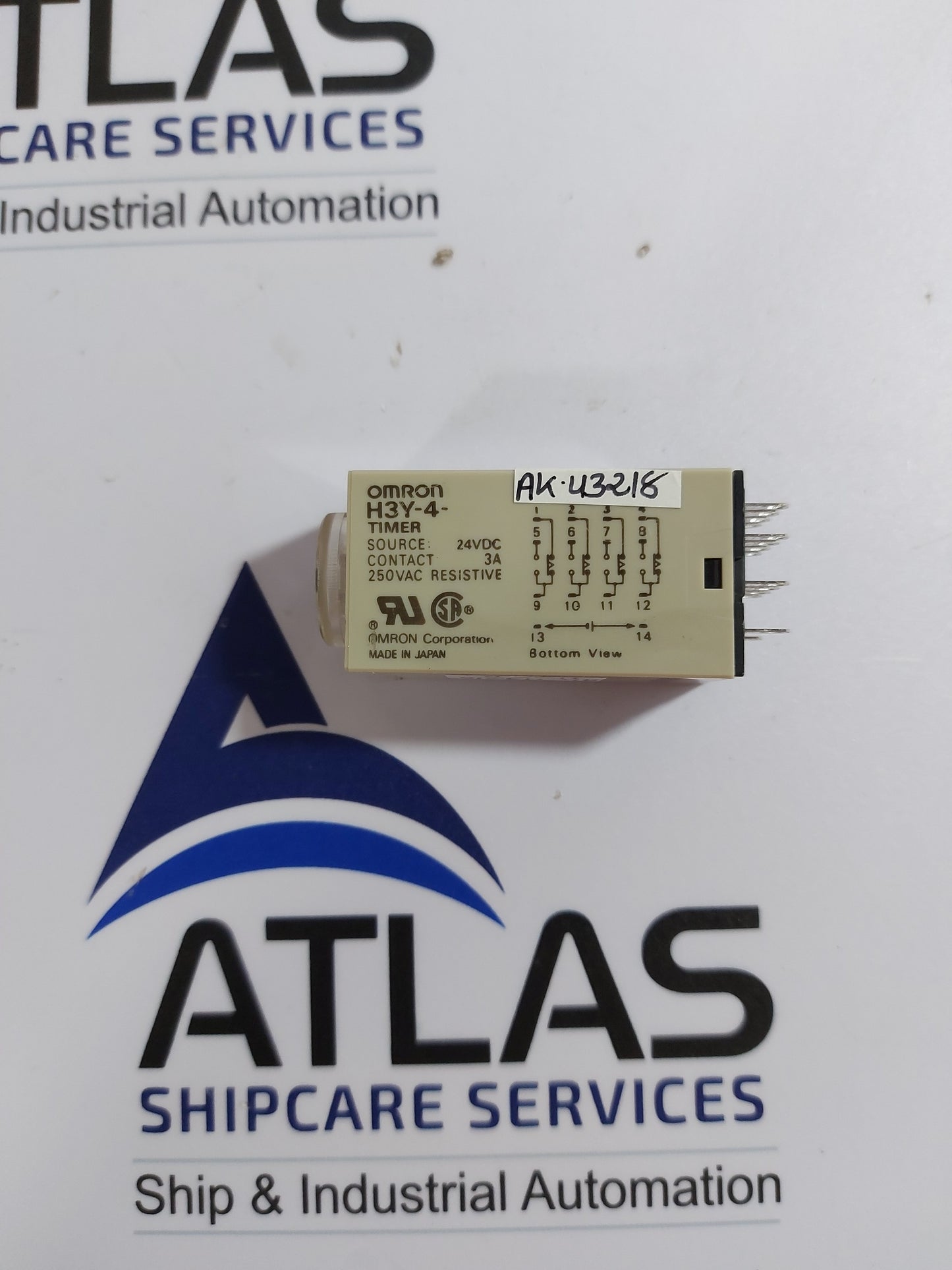 OMRON H3Y-4 TIMER WITH BASE 0 TO 50 Sec