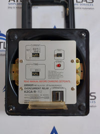 OMRON K2CA-R-R2 OVERCURRENT RELAY 100/110/200/220VAC 5A 50/60Hz 10SEC