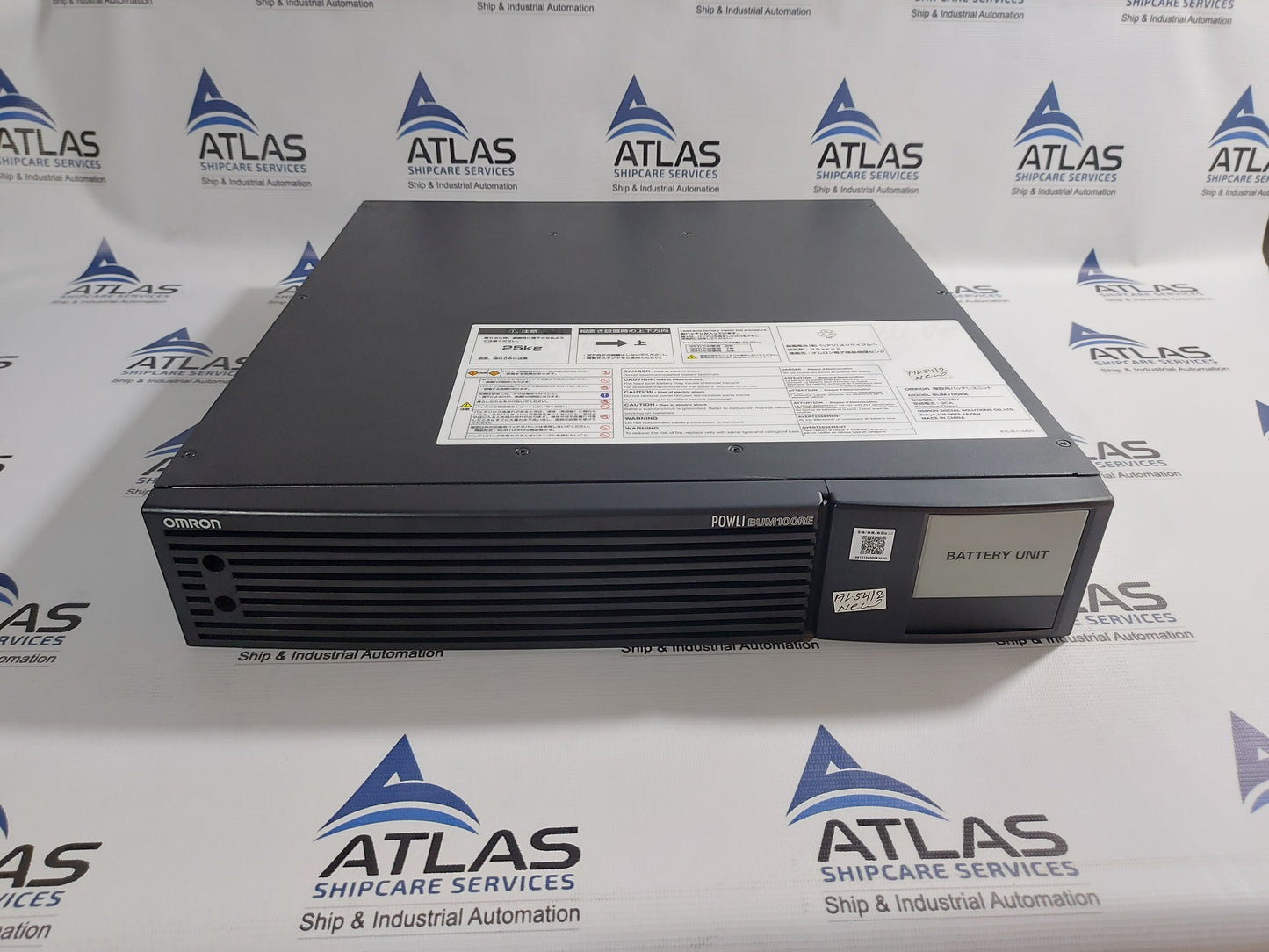 OMRON POWLI BUM100RE BATTERY CABINET FOR UNINTERRUPTIBLE POWER SUPPLY